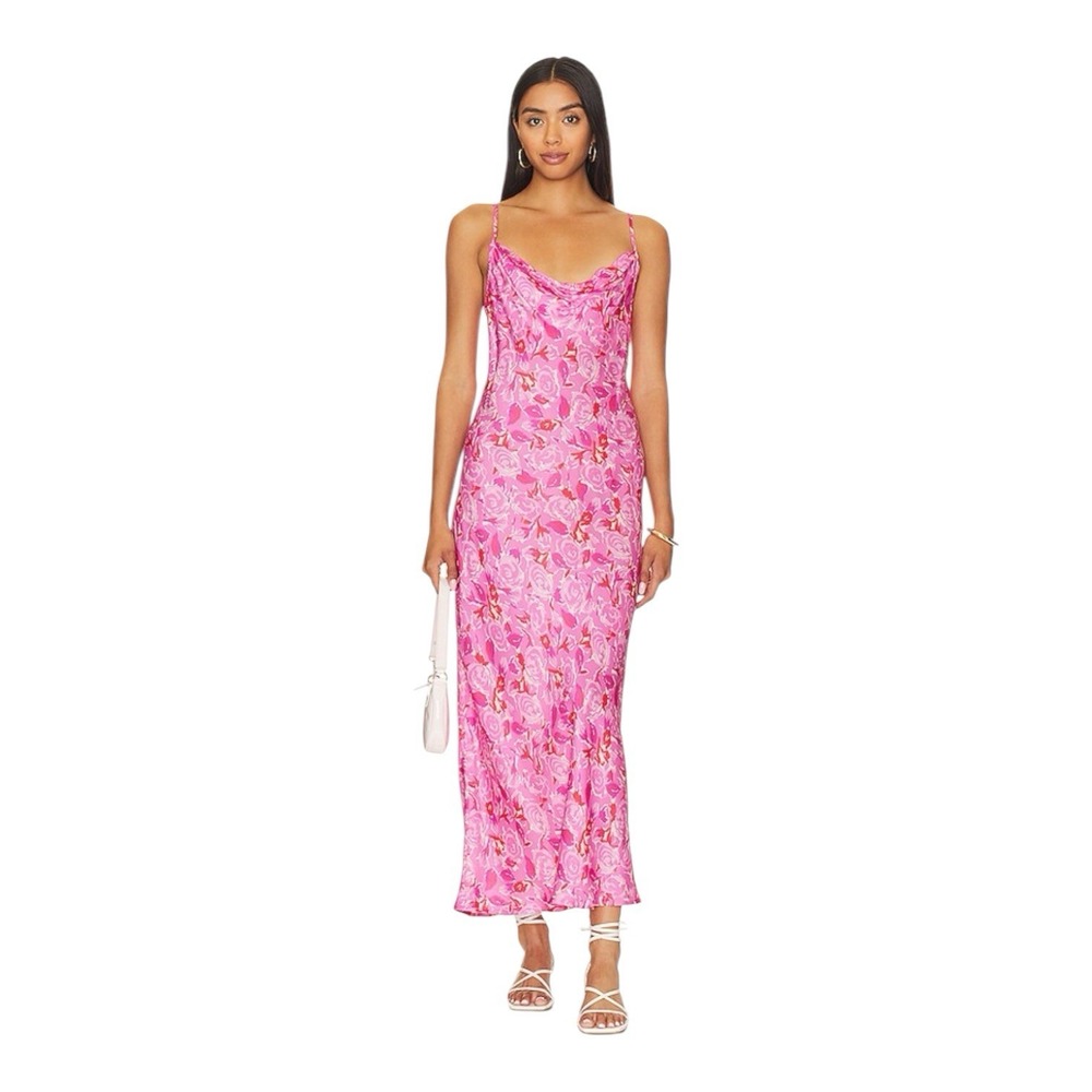 Spell Islamorada Bias Strappy Maxi Dress Women's Small In Canyon Rose Revolve